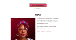 Desktop Screenshot of fajrmuhammad.com