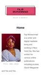 Mobile Screenshot of fajrmuhammad.com