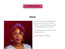 Tablet Screenshot of fajrmuhammad.com